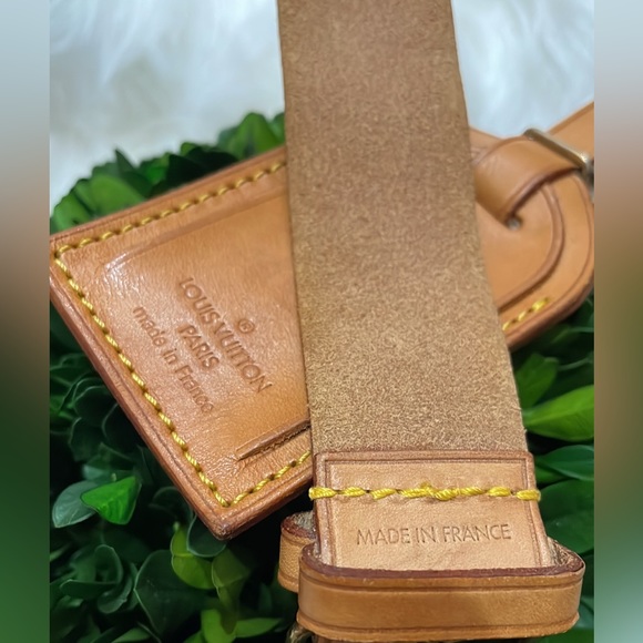 Authentic Louis Vuitton Luggage Tag and Belt - Picture 3 of 7